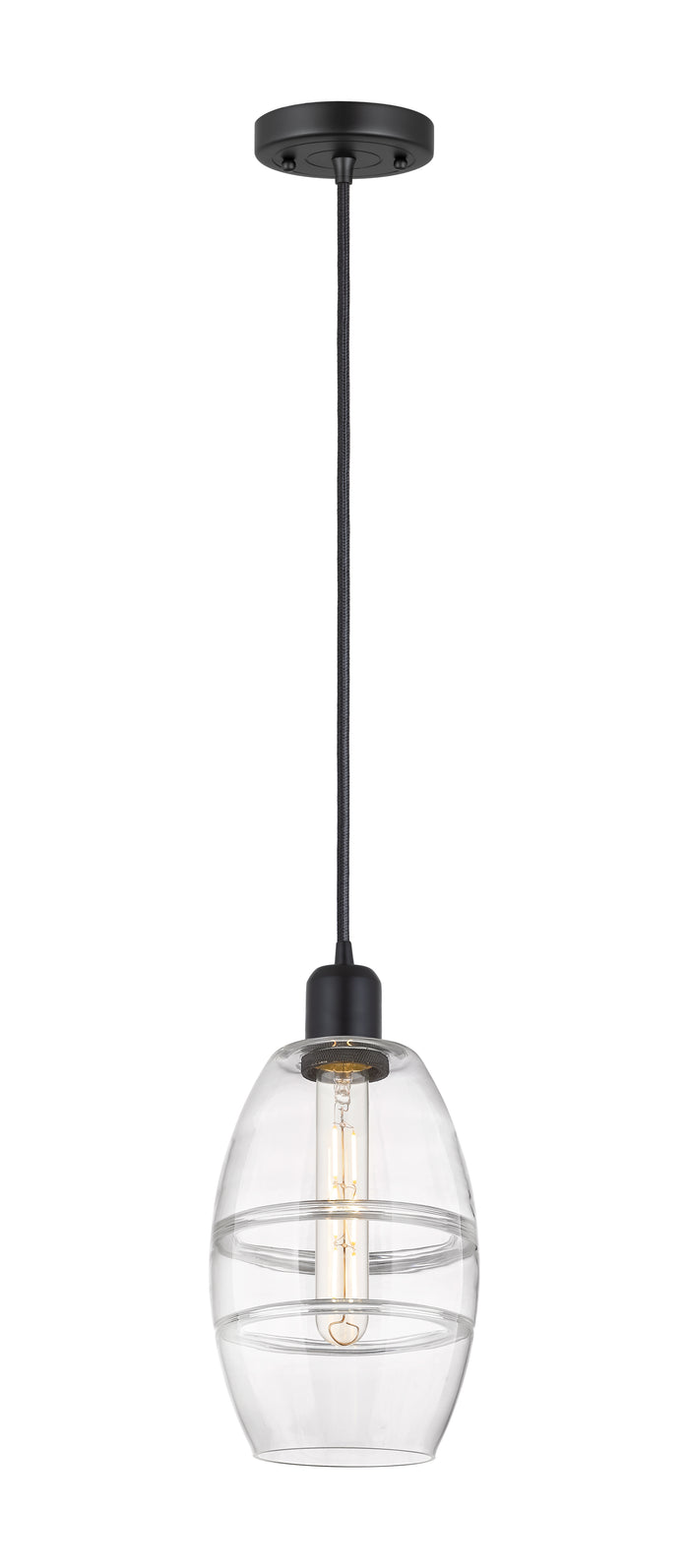 Austere Mini Pendant Matte Black Finish