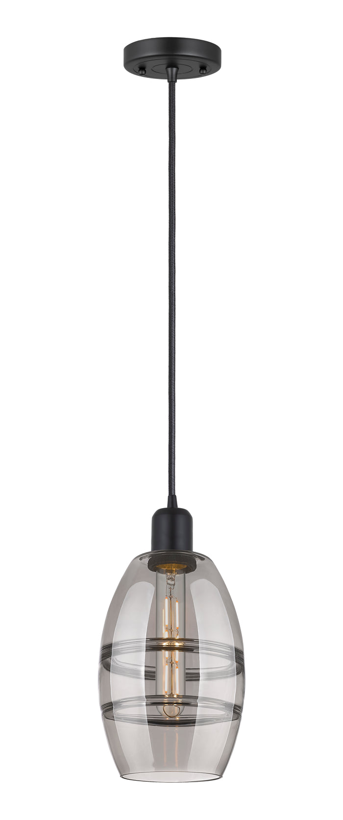 Austere Mini Pendant Matte Black Finish
