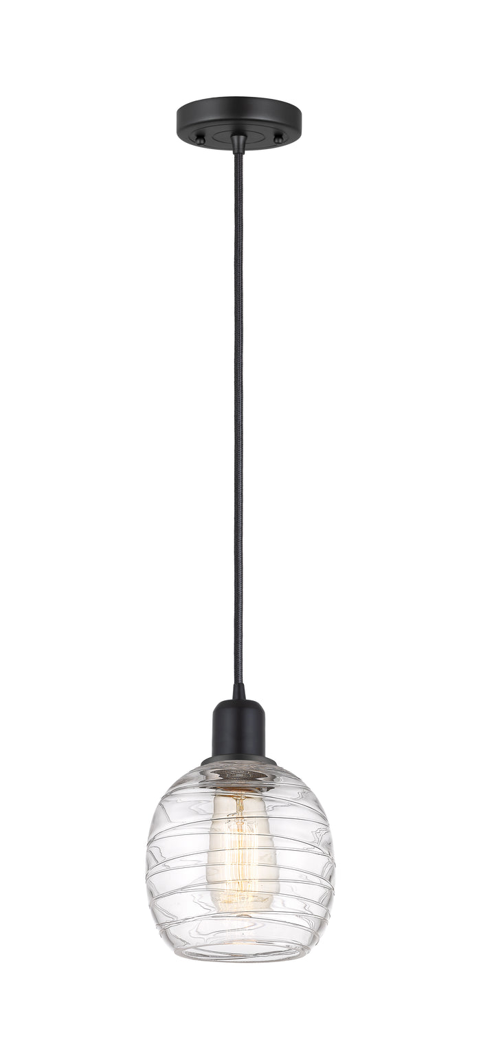 Austere Mini Pendant Matte Black Steel