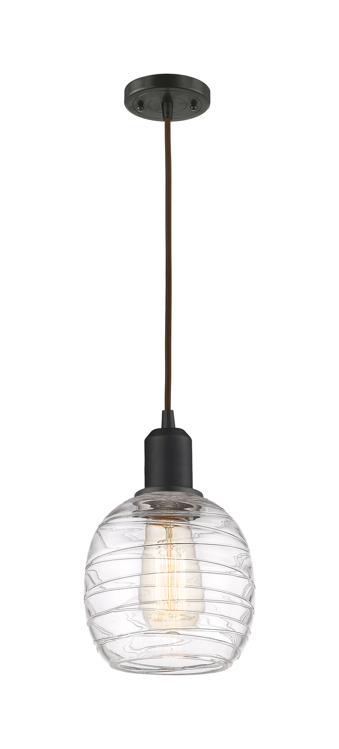 Austere Mini Pendant Matte Black Steel