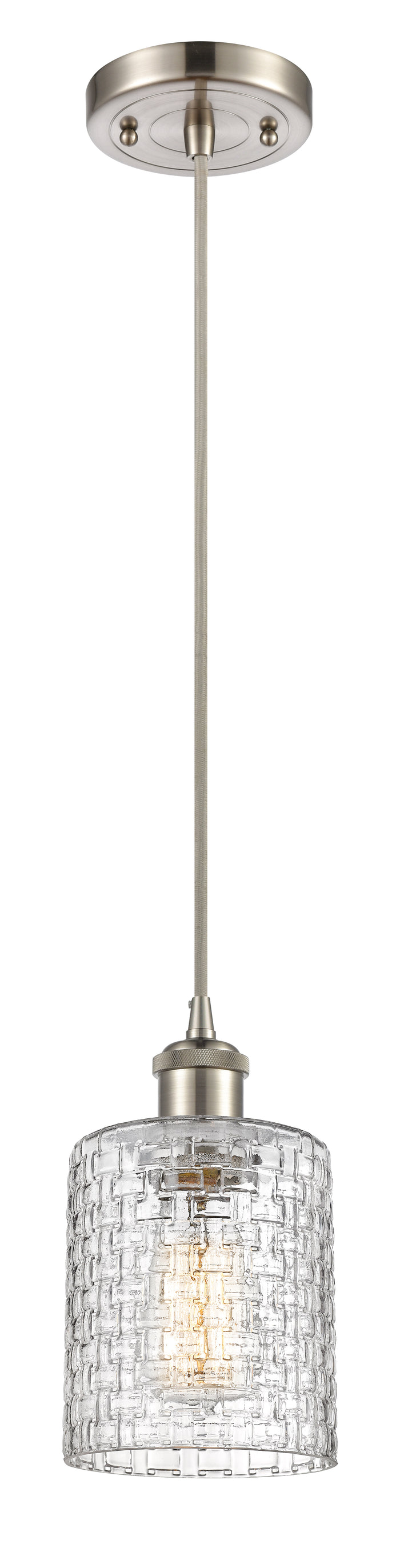 Brushed Satin Nickel / Clear