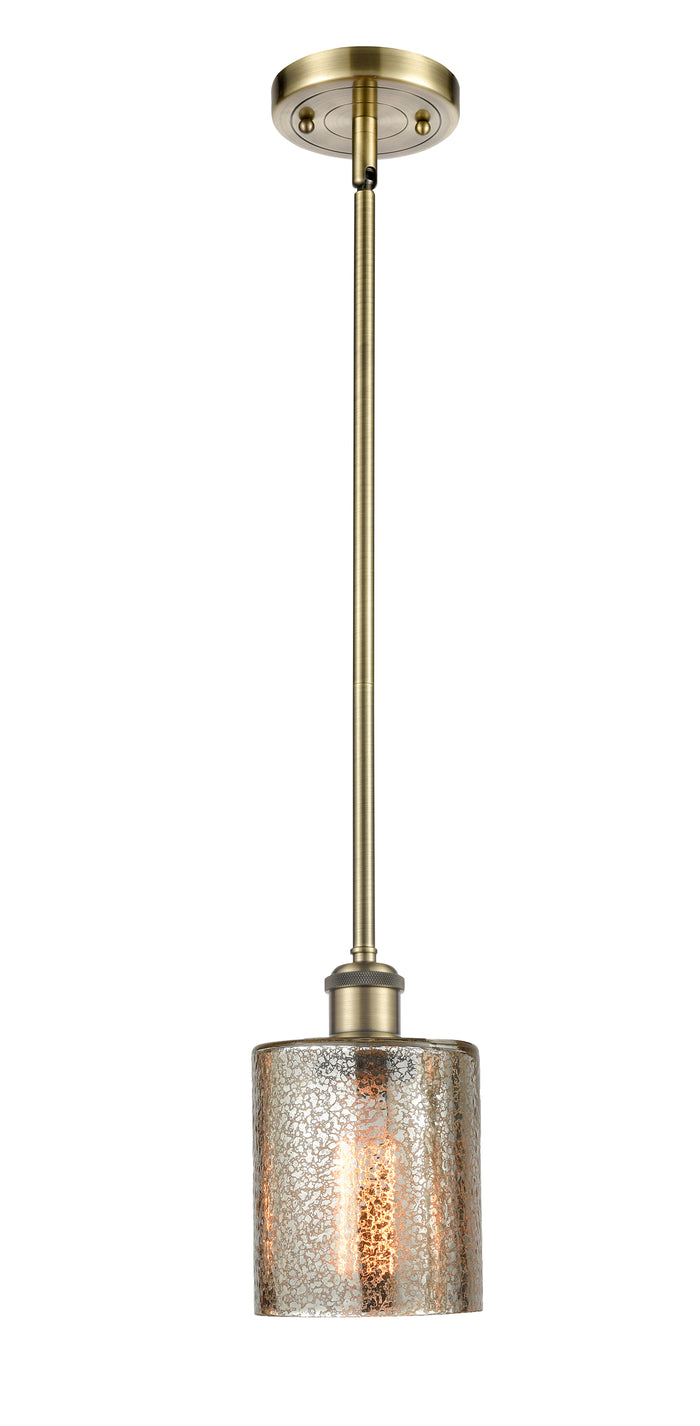 Ballston Mini Pendant 5 Inch Antique Brass