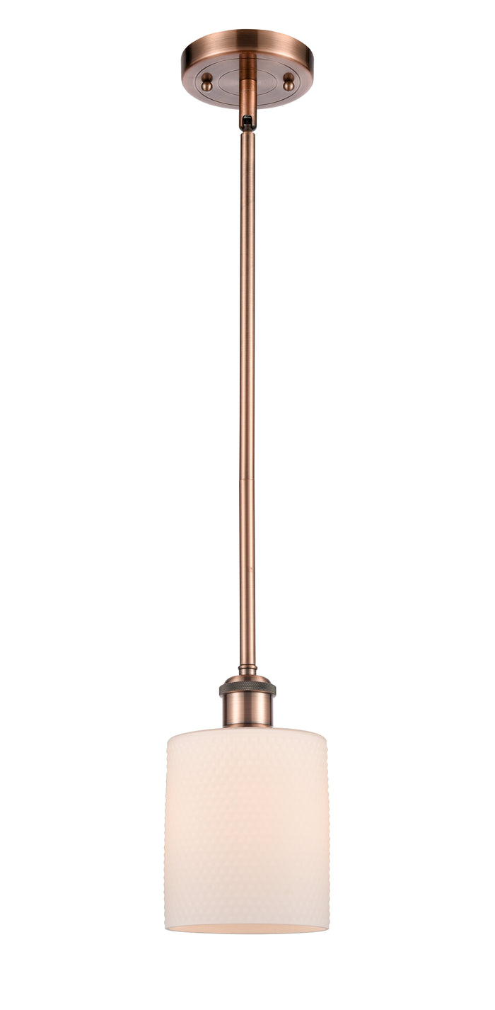 Ballston Mini Pendant 5 Inch Antique Brass