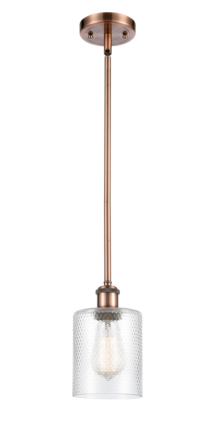 Ballston Mini Pendant 5 Inch Antique Brass