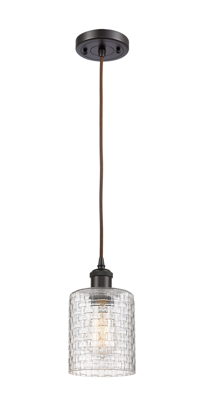 Ballston Mini Pendant 5 Inch Antique Brass
