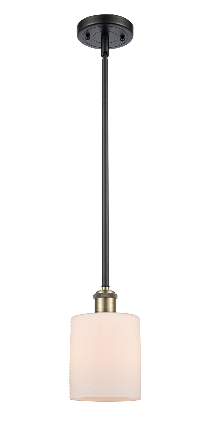 Ballston Mini Pendant 5 Inch Antique Brass
