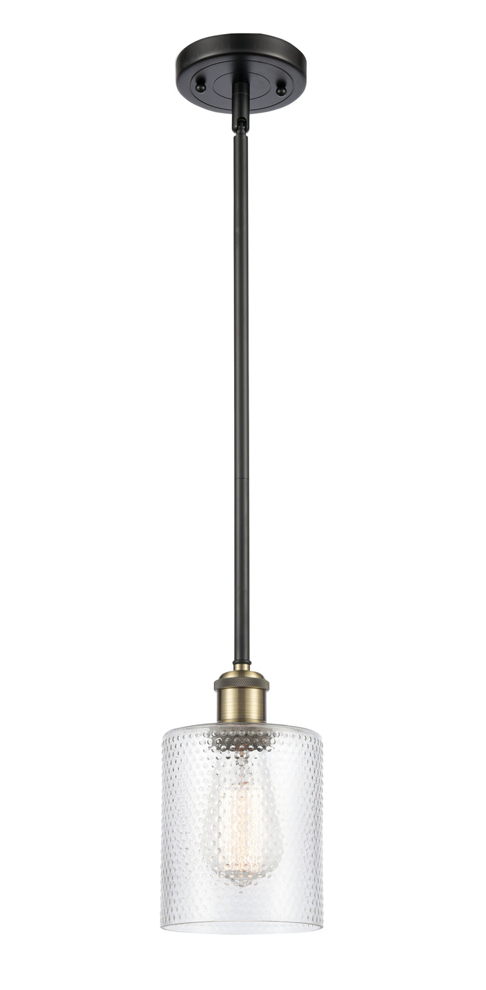 Ballston Mini Pendant 5 Inch Antique Brass