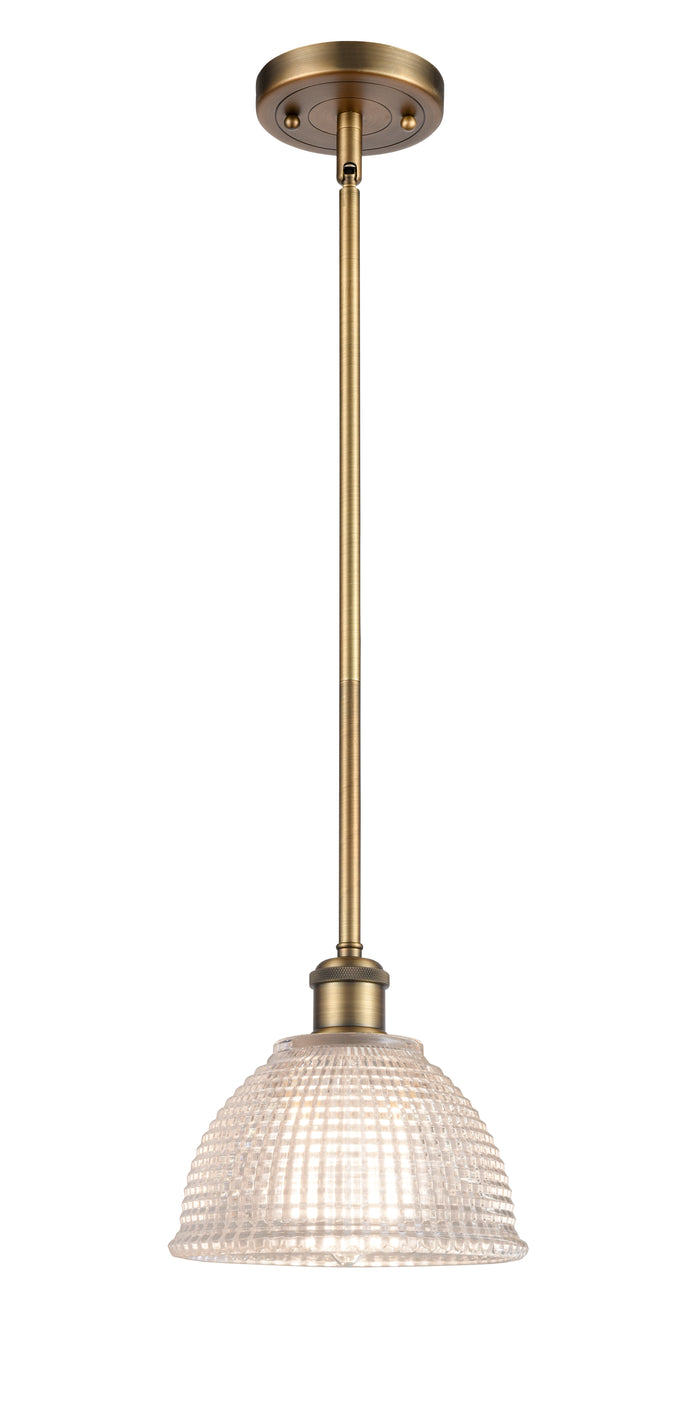 Ballston Mini Pendant Antique Brass 8 Inch
