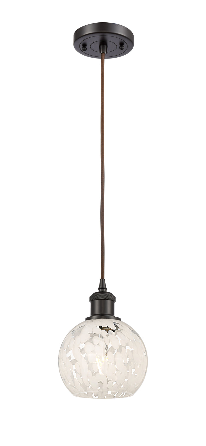 Ballston Mini Pendant Antique Brass 8 Inch