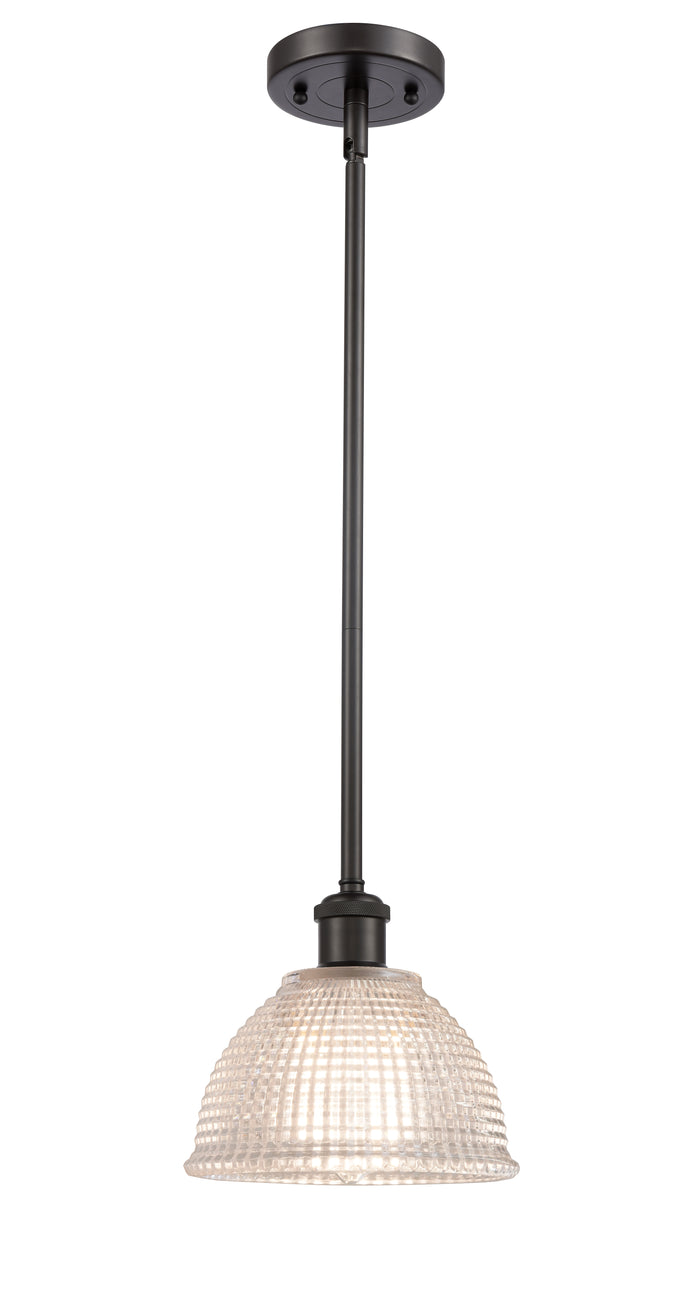 Ballston Mini Pendant Antique Brass 8 Inch