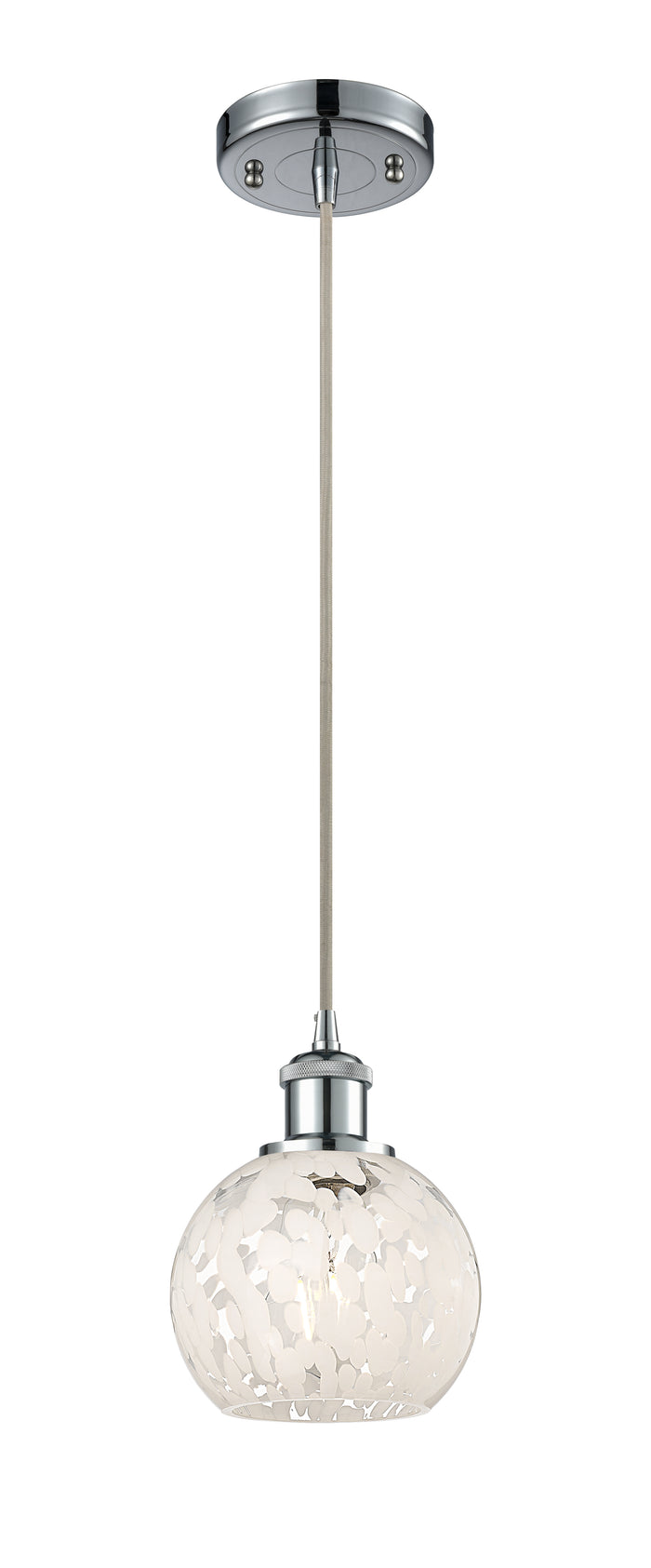 Ballston Mini Pendant Antique Brass 8 Inch