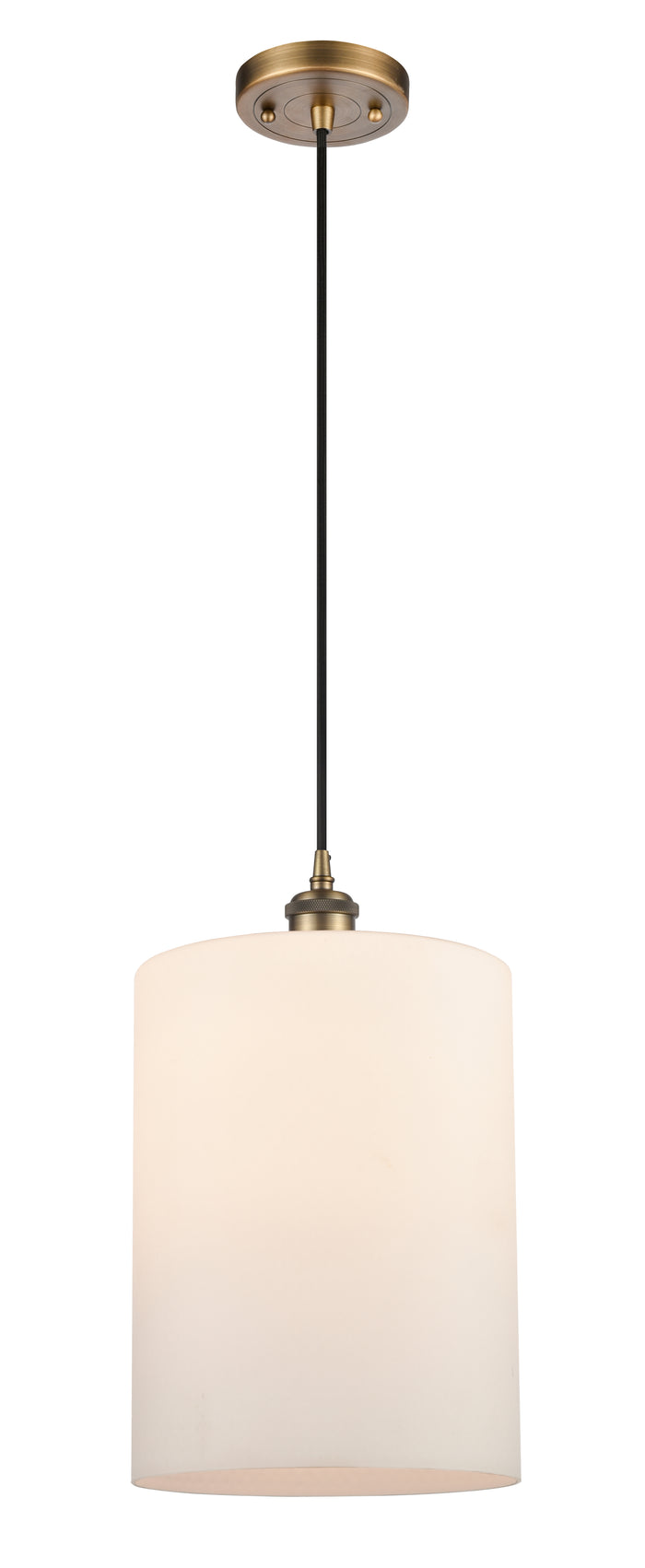 Brushed Brass / Matte White