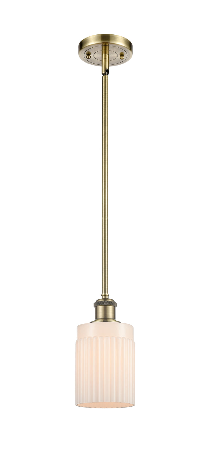 Ballston Mini Pendant Antique Brass 9 Inch
