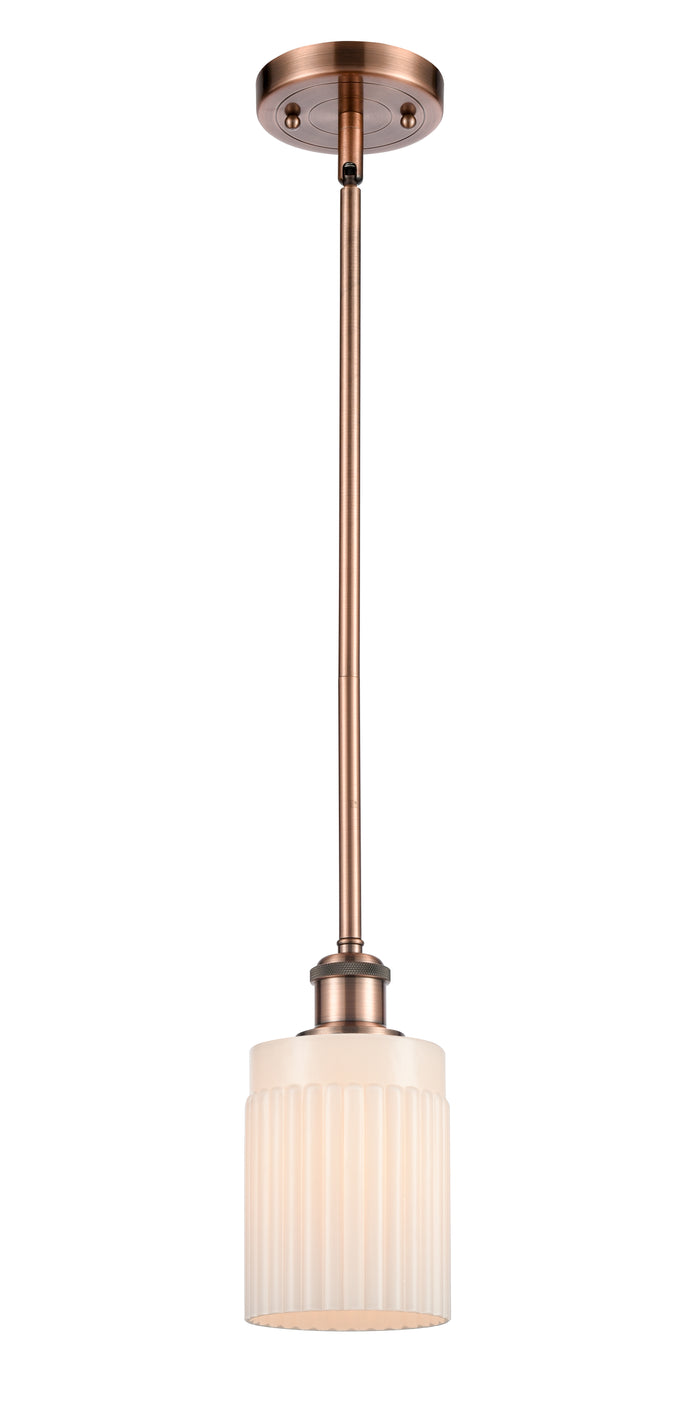 Ballston Mini Pendant Antique Brass 9 Inch
