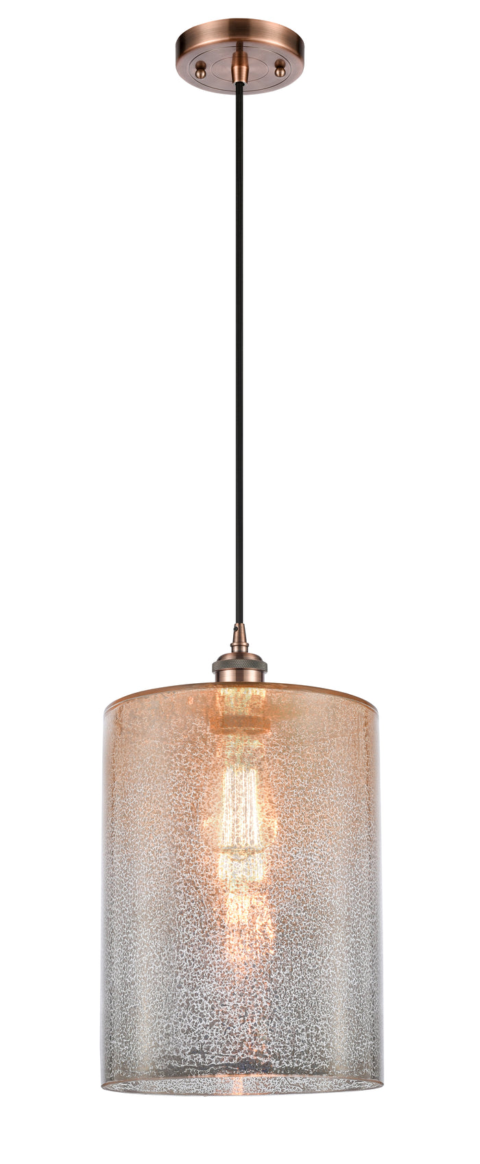 Ballston Mini Pendant Antique Brass 9 Inch