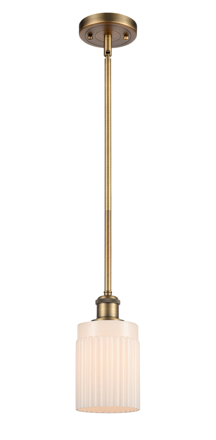 Ballston Mini Pendant Antique Brass 9 Inch