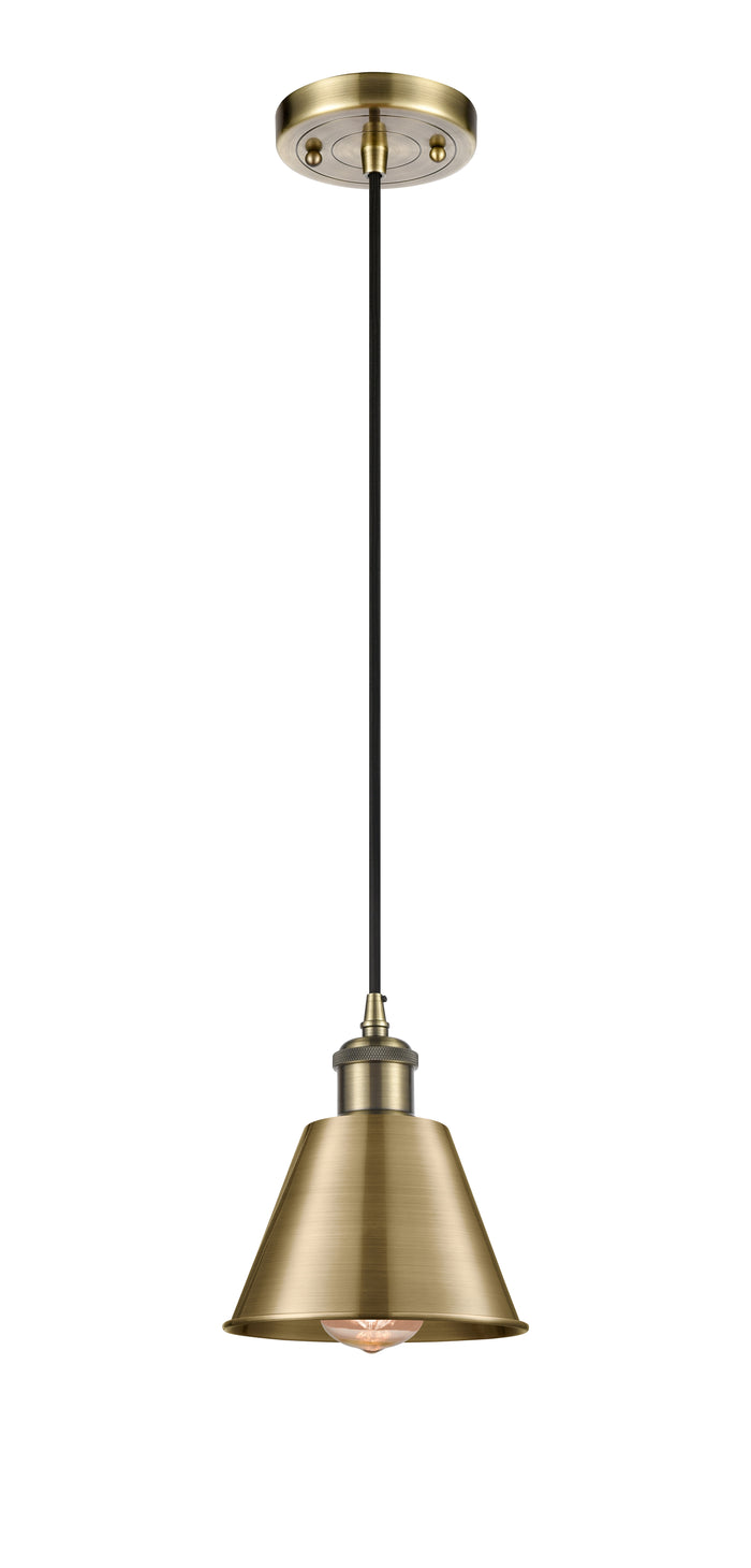 Ballston Mini Pendant Antique Brass Cast