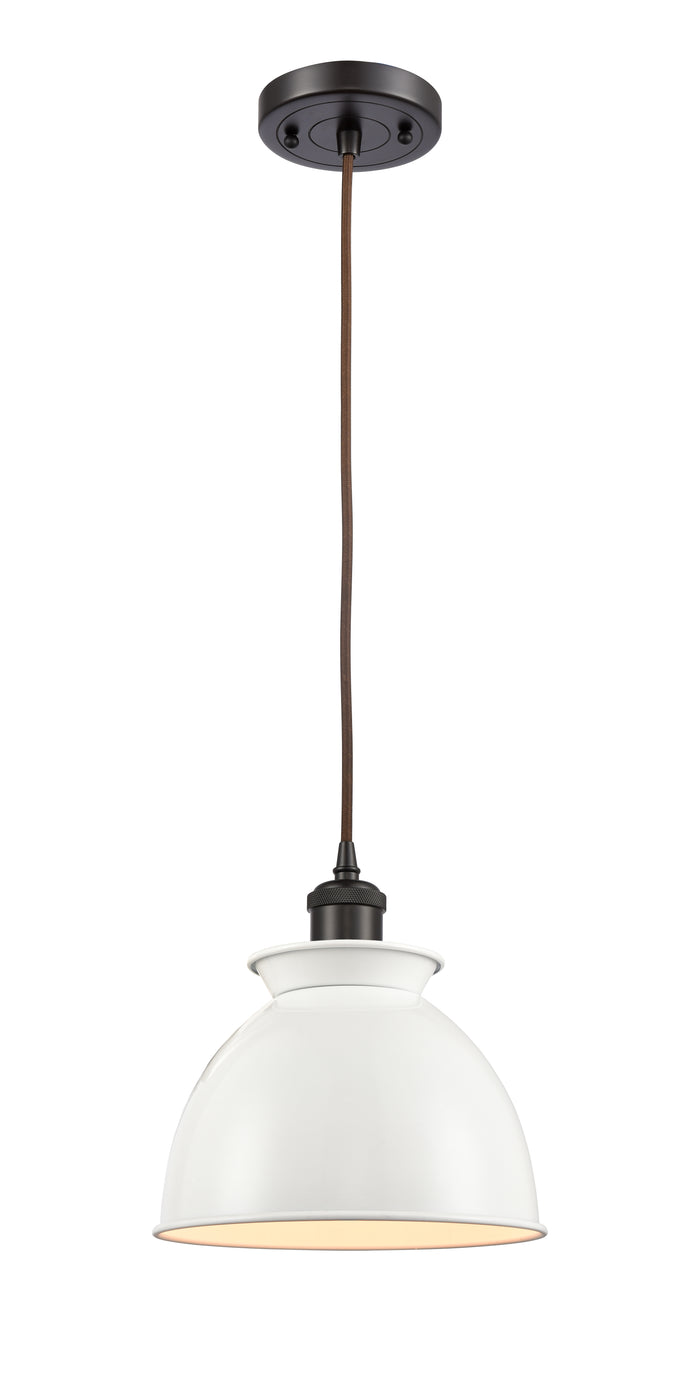 Oil Rubbed Bronze / Glossy White
