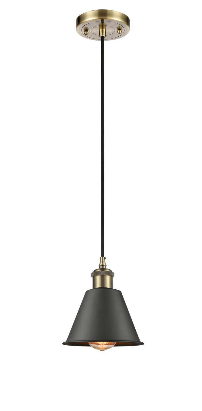 Ballston Mini Pendant Antique Brass Cast