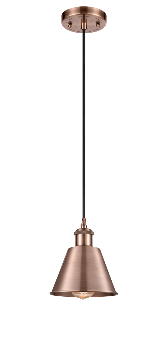 Ballston Mini Pendant Antique Brass Cast