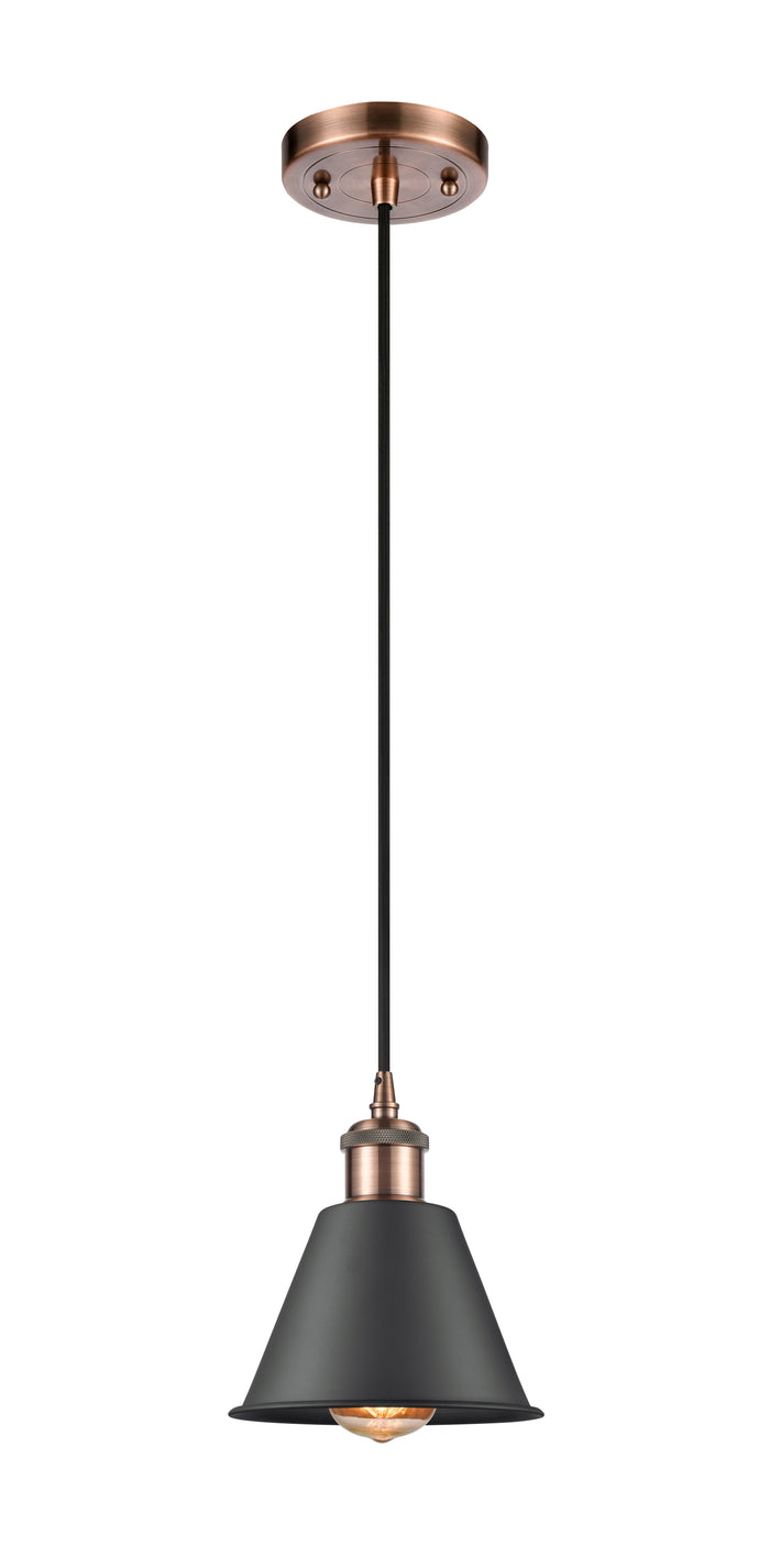 Ballston Mini Pendant Antique Brass Cast
