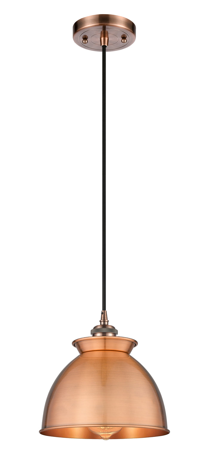 Ballston Mini Pendant Antique Brass Cast