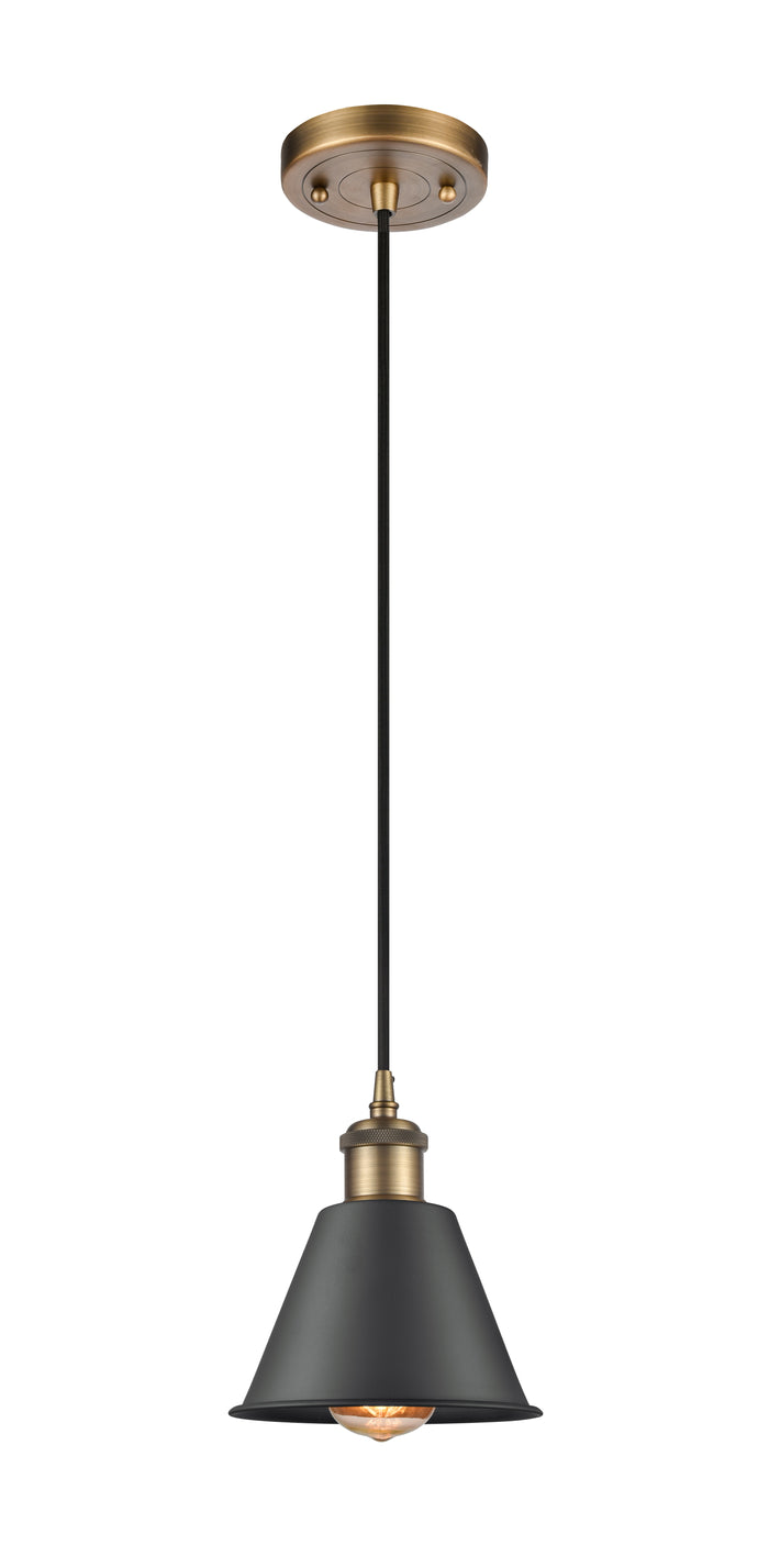 Ballston Mini Pendant Antique Brass Cast