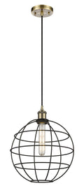 Ballston Mini Pendant Antique Brass Finish