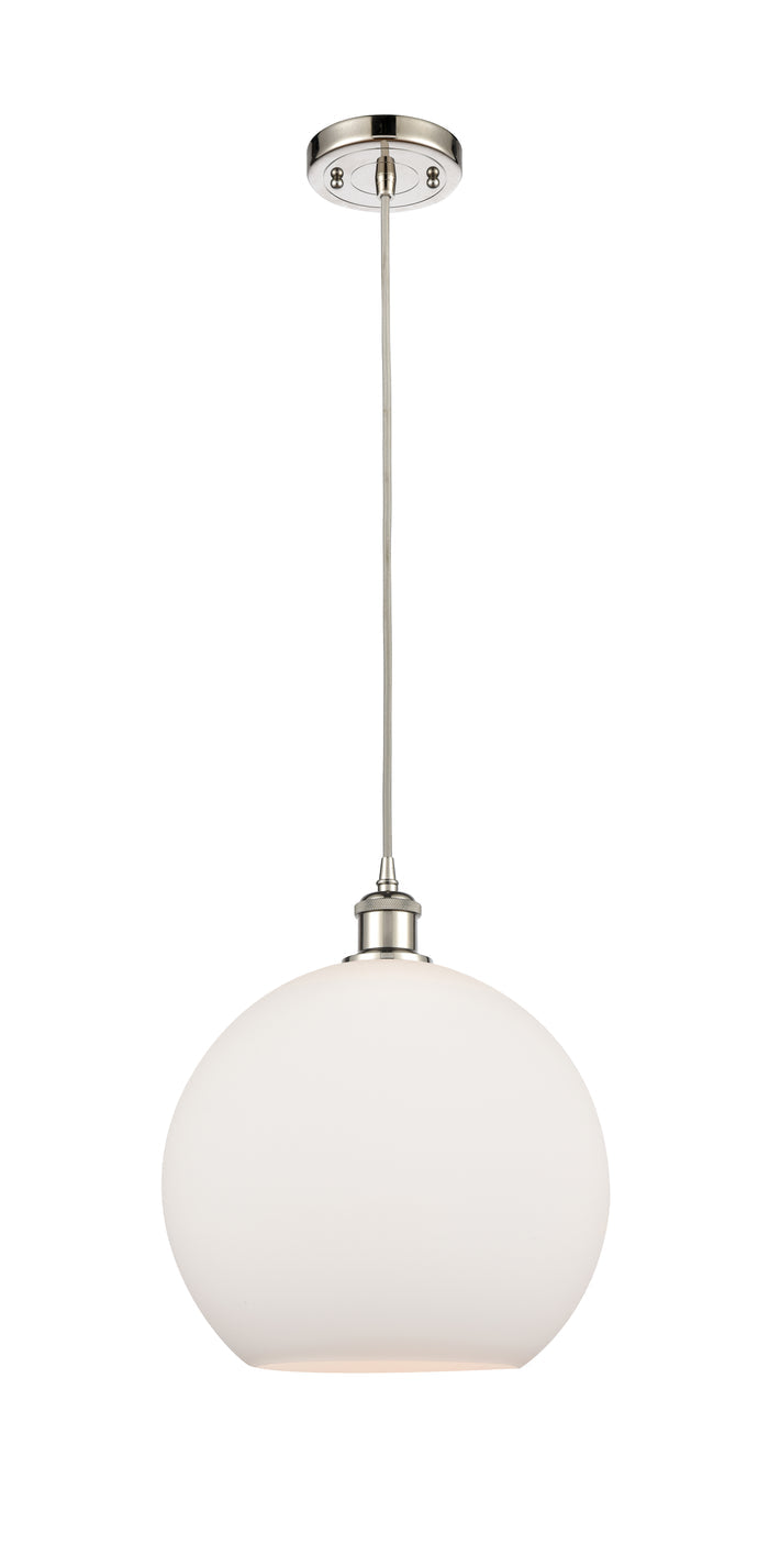 Polished Nickel / Matte White