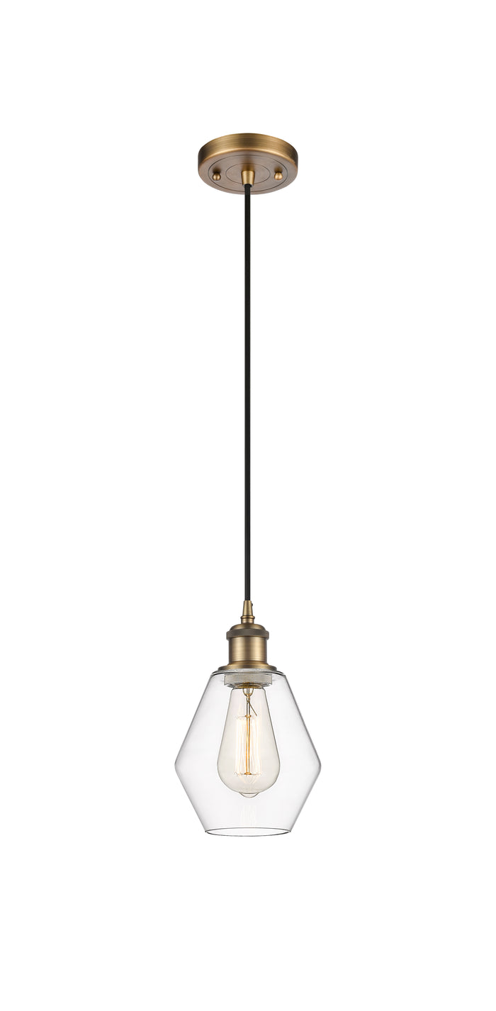 Brushed Brass / Clear