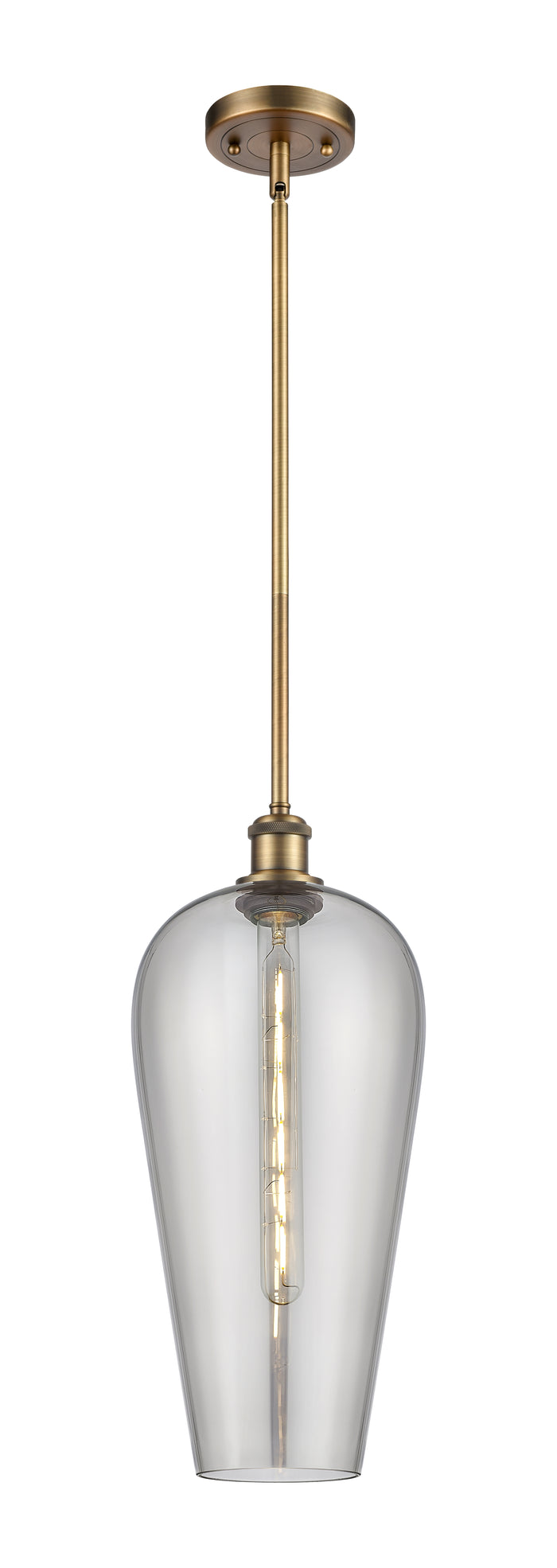 Brushed Brass / Light Smoke