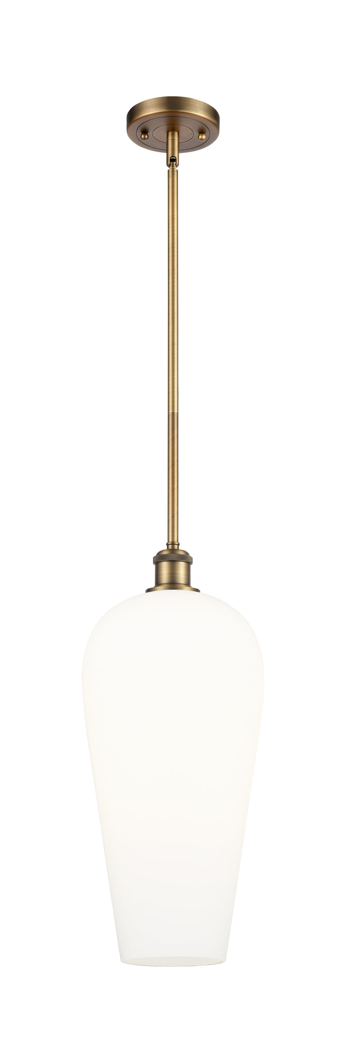 Brushed Brass / White