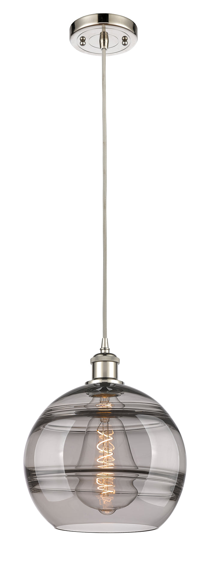 Polished Nickel / Light Smoke