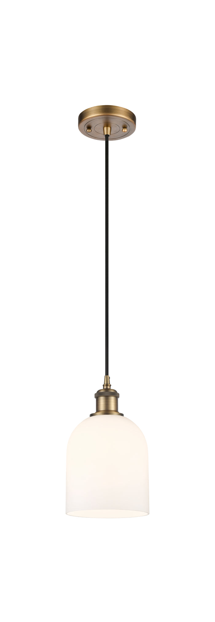 Brushed Brass / White