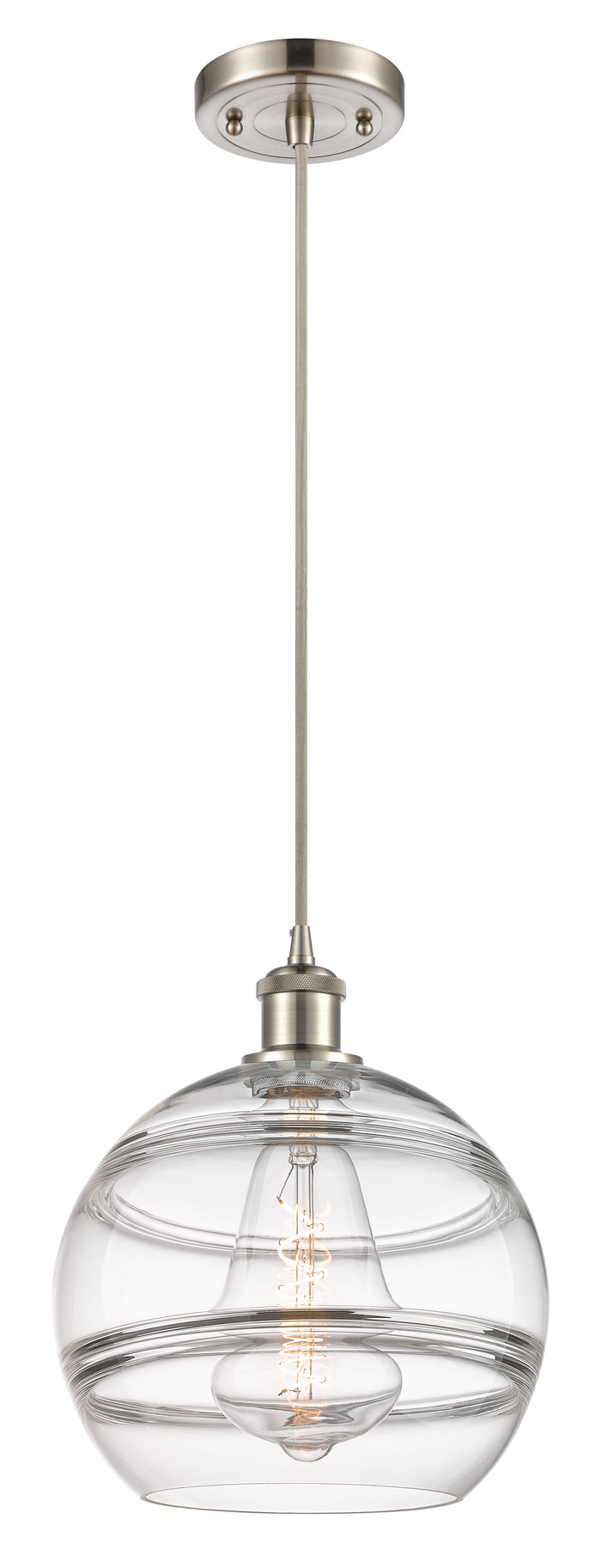Brushed Satin Nickel / Clear