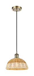 Ballston Mini Pendant Antique Brass Finish