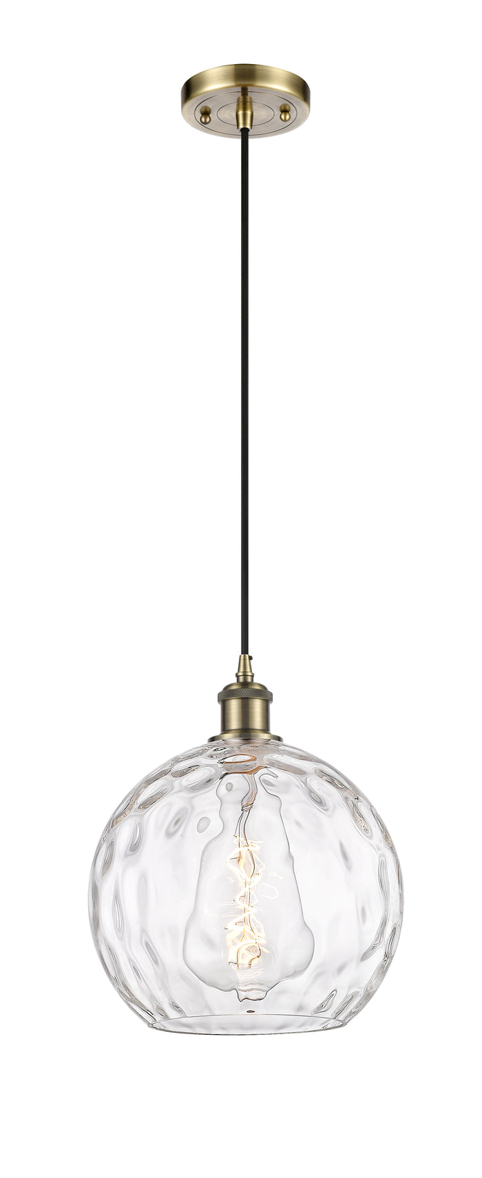 Ballston Mini Pendant Antique Brass Finish