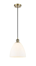 Ballston Mini Pendant Antique Brass Finish