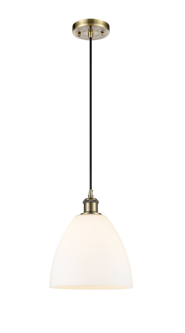 Ballston Mini Pendant Antique Brass Finish