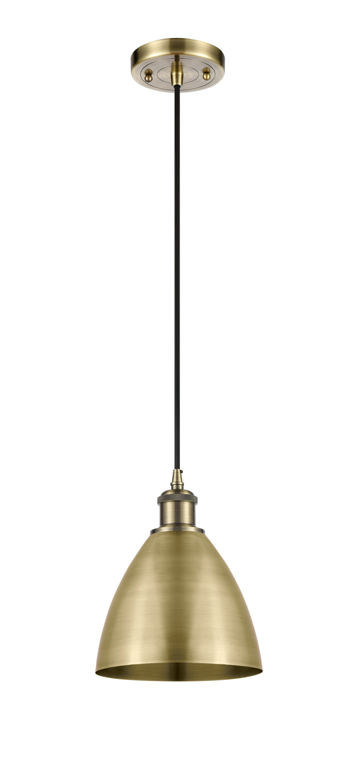Ballston Mini Pendant Antique Brass Finish