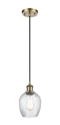 Ballston Mini Pendant Antique Brass Finish