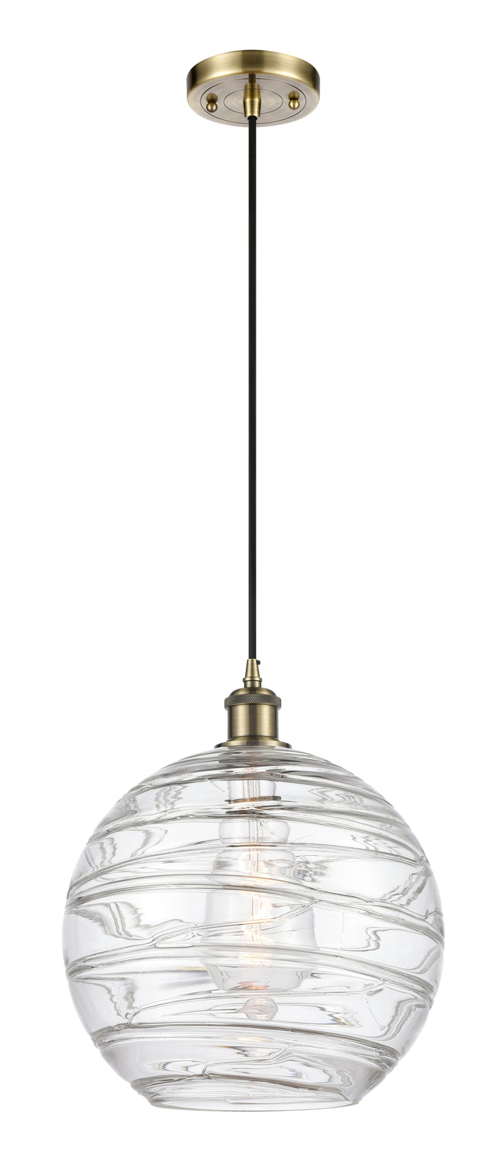 Ballston Mini Pendant Antique Brass Finish