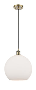 Ballston Mini Pendant Antique Brass Finish