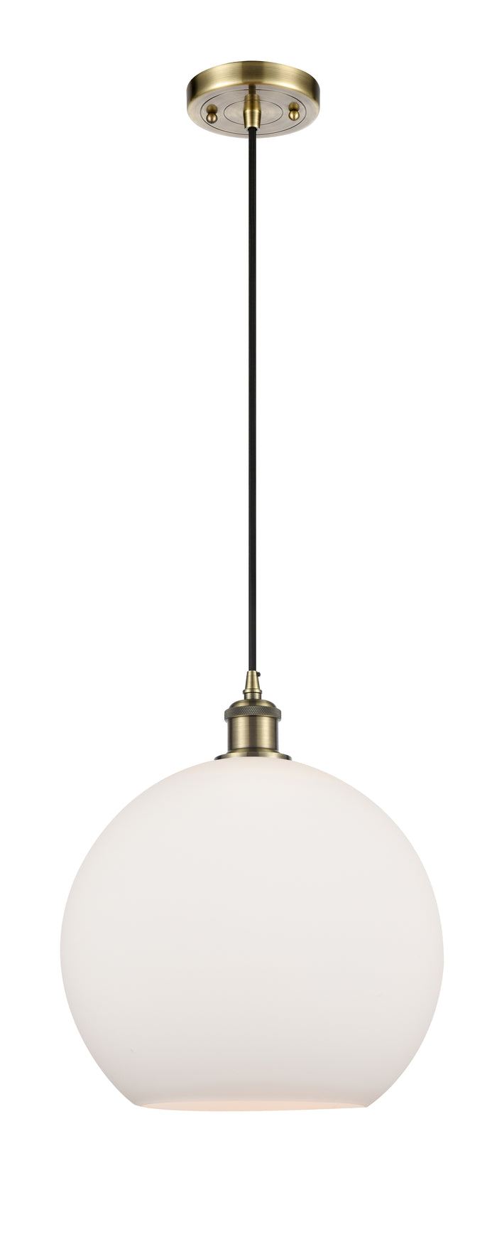 Ballston Mini Pendant Antique Brass Finish