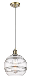 Ballston Mini Pendant Antique Brass Finish