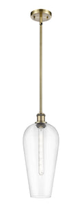 Ballston Mini Pendant Antique Brass Finish