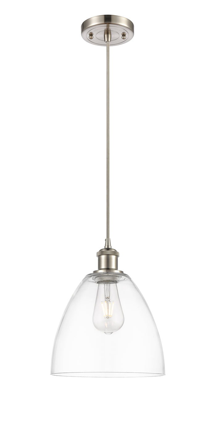 Brushed Satin Nickel / Clear