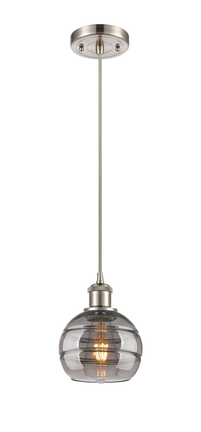 Brushed Satin Nickel / Light Smoke