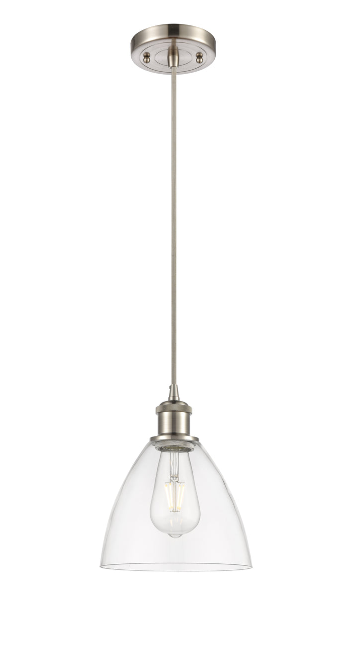 Brushed Satin Nickel / Clear