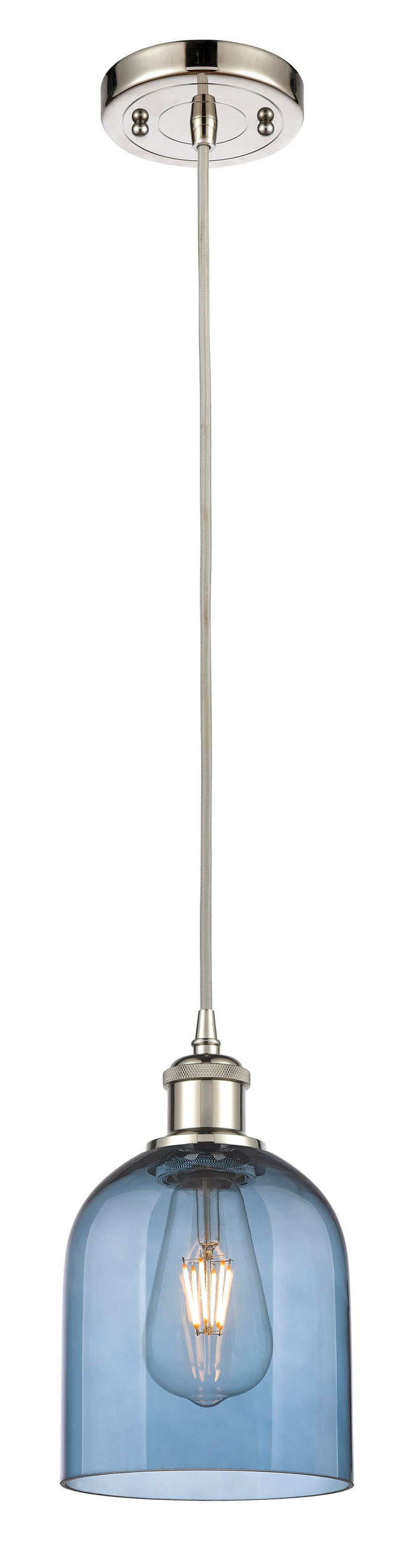 Polished Nickel / Blue